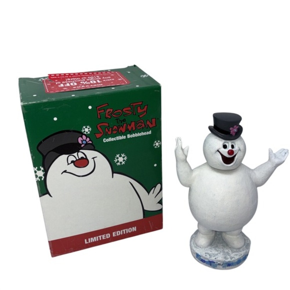 Frosty the Snowman Collectible Bobblehead Mervyns Limited Edition Holiday‎ Decor